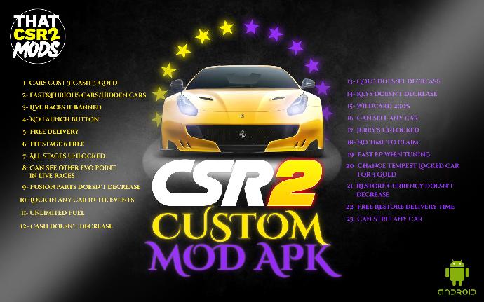 csr 2 mod apk keys